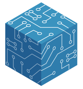 Blue AI Cube